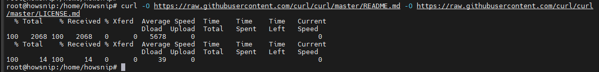 Download Curl Howsnip