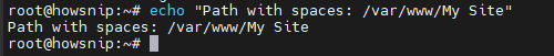 Echo Command Howsnip