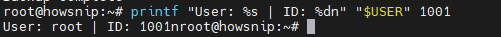 Echo Command Howsnip