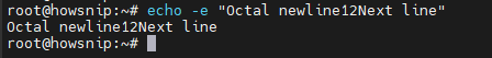 Echo Command Howsnip