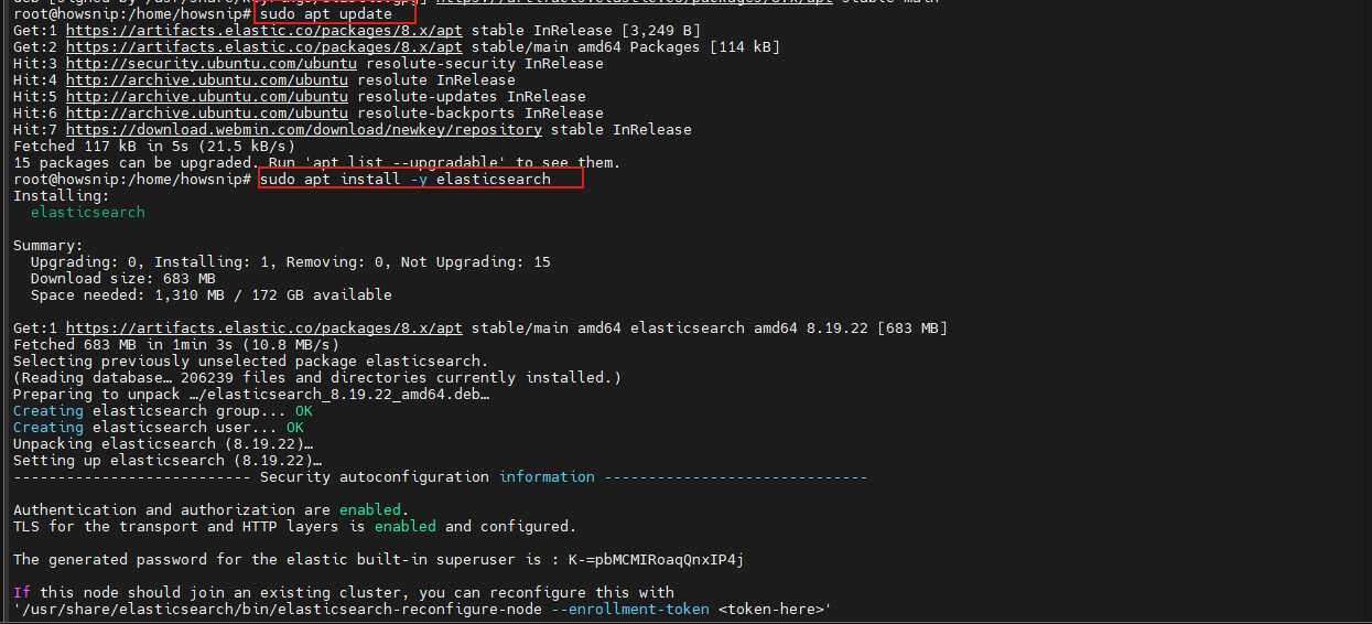Elasticsearch Howsnip