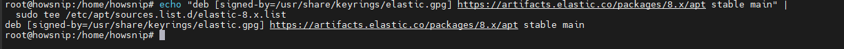 Elasticsearch Howsnip