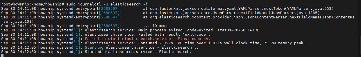 Elasticsearch Howsnip