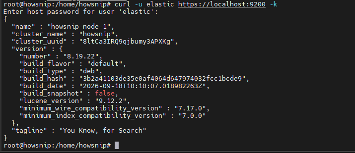 Elasticsearch Howsnip