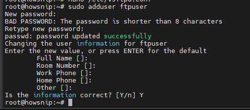 FTP Server Howsnip