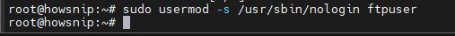 FTP Server Howsnip