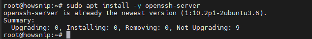 FTP Server Howsnip