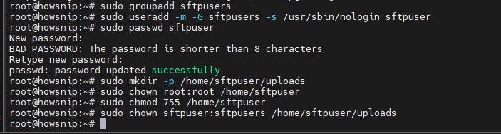 FTP Server Howsnip