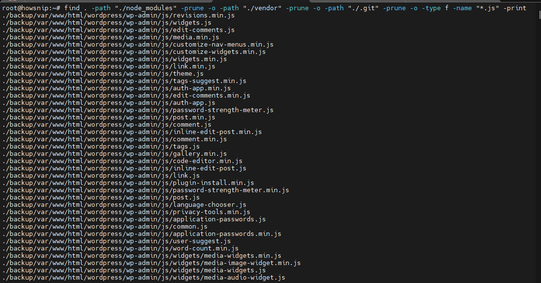 Find Command