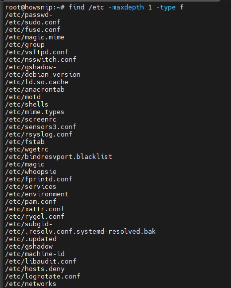 Find Command