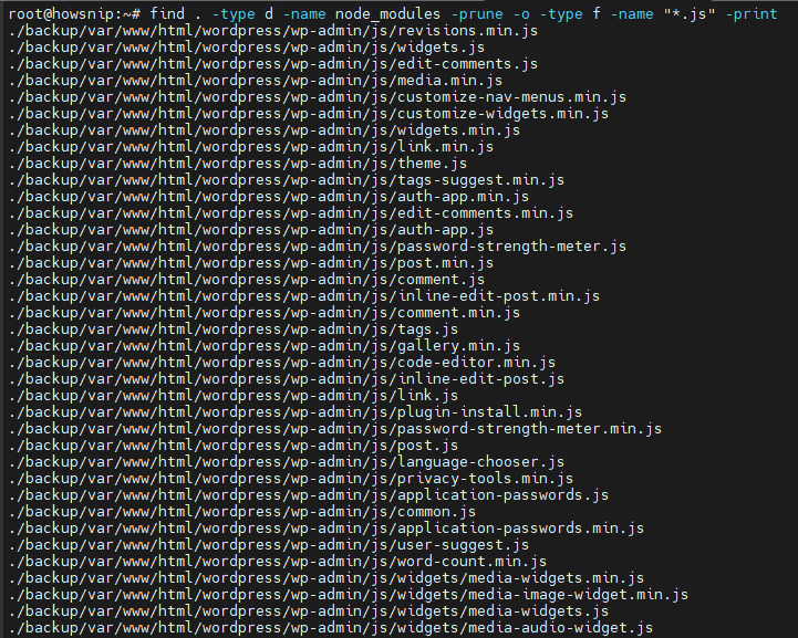 Find Command