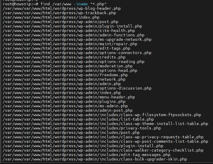 Find Command