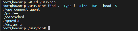 Find Command Howsnip