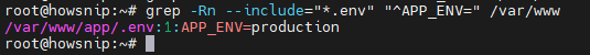Grep Command Howsnip