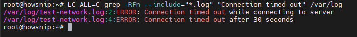 Grep Command Howsnip