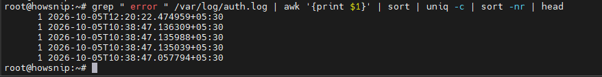 Grep Command Howsnip