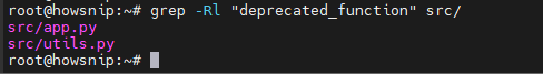 Grep Command Howsnip