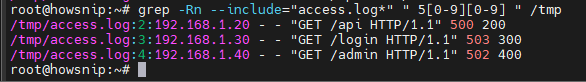 Grep Command Howsnip