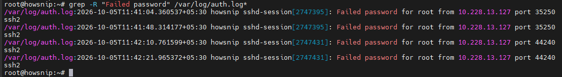 Grep Command Howsnip