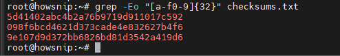 Grep Command Howsnip