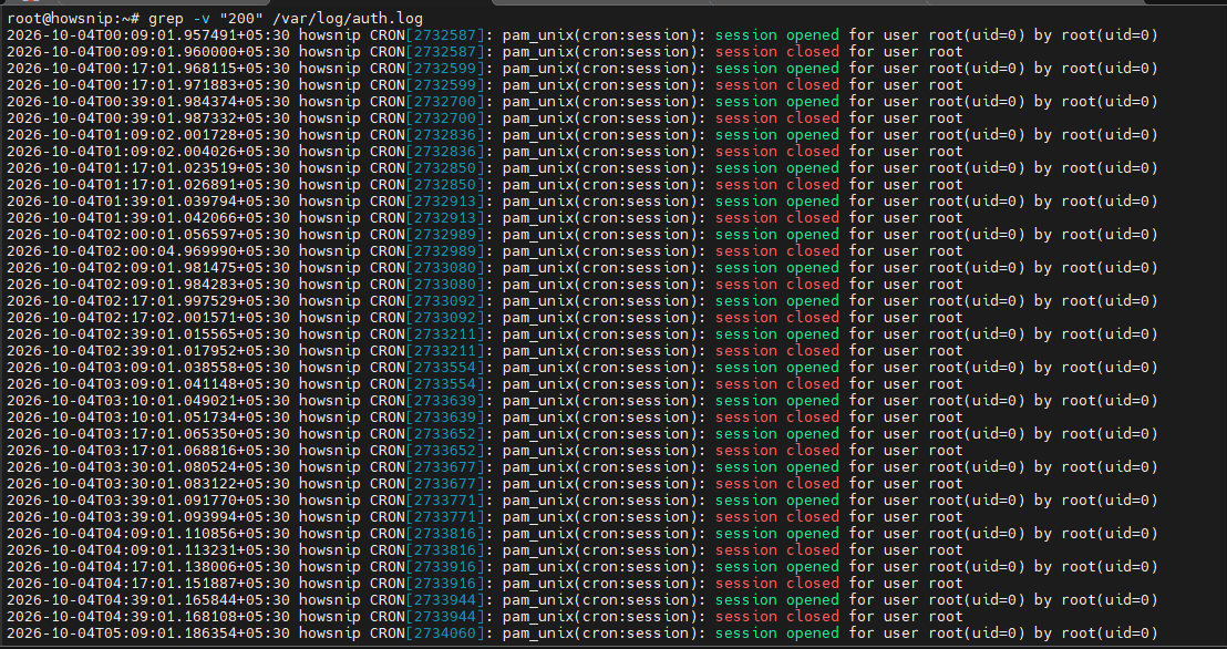 Grep Command Howsnip