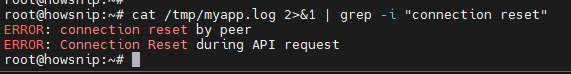 Grep Command Howsnip