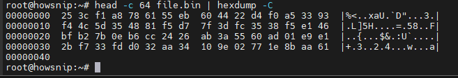 Head Command Howsnip
