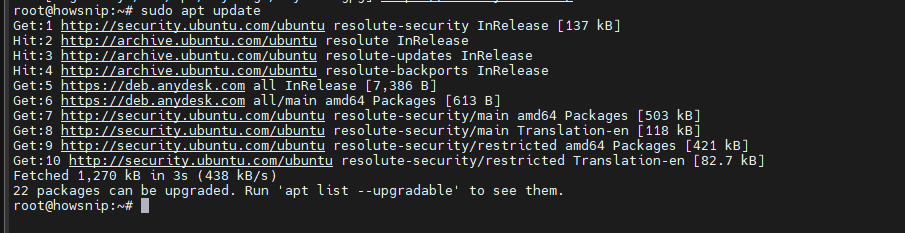 Install AnyDesk Linux Howsnip