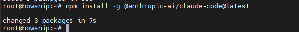 Install Claude Code Howsnip