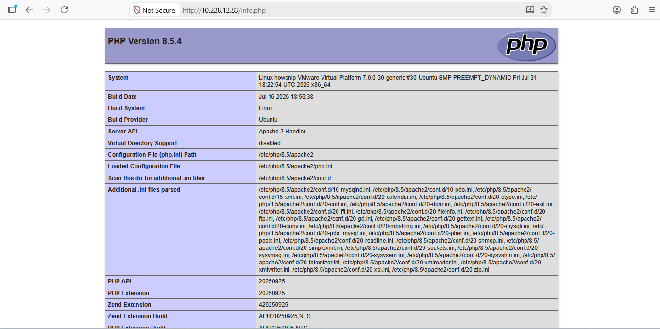 Install LAMP Stack Ubuntu