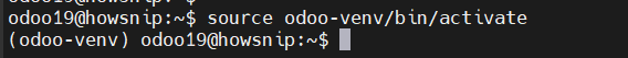 Install ODOO Howsnip