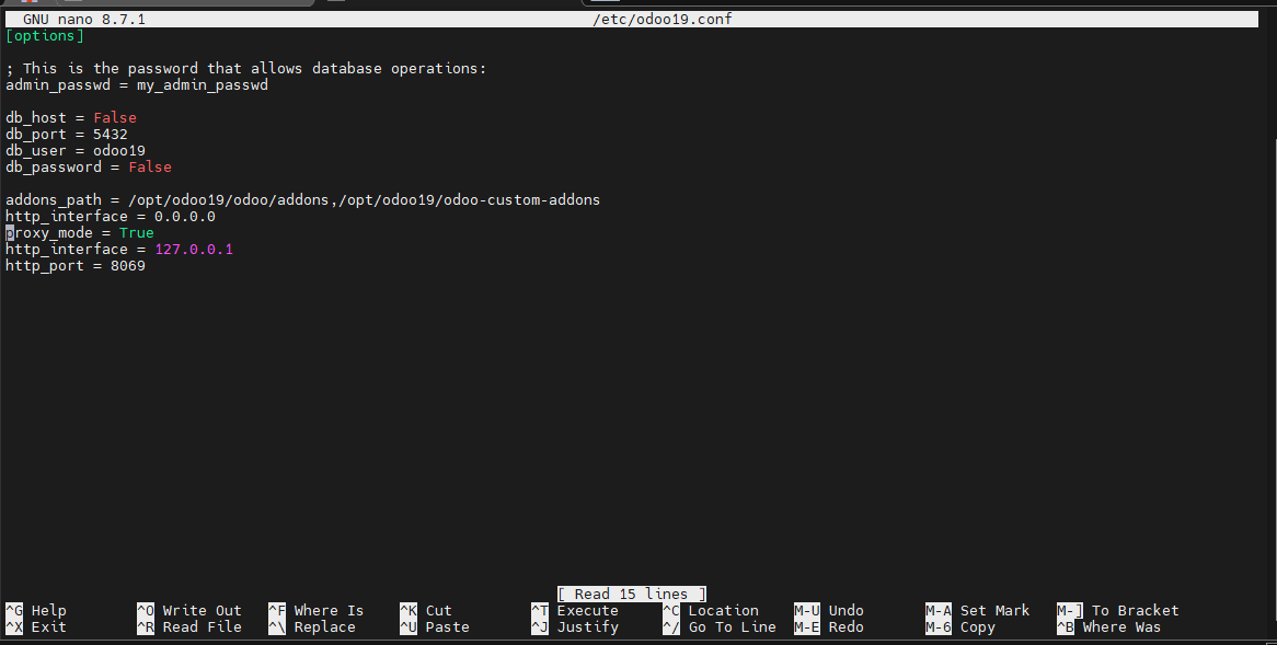Install ODOO Howsnip