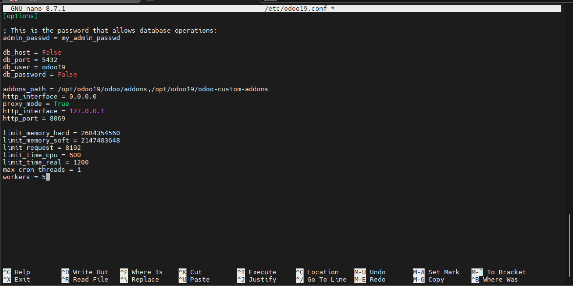 Install ODOO Howsnip