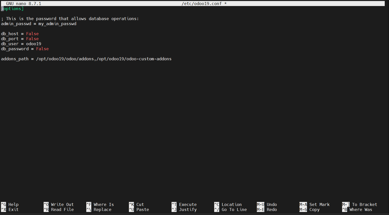 Install ODOO Howsnip
