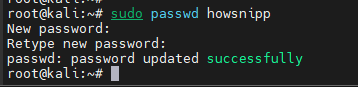 Kali Linux Commands Howsnip