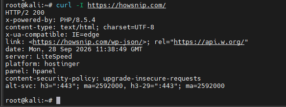 Kali Linux Commands Howsnip