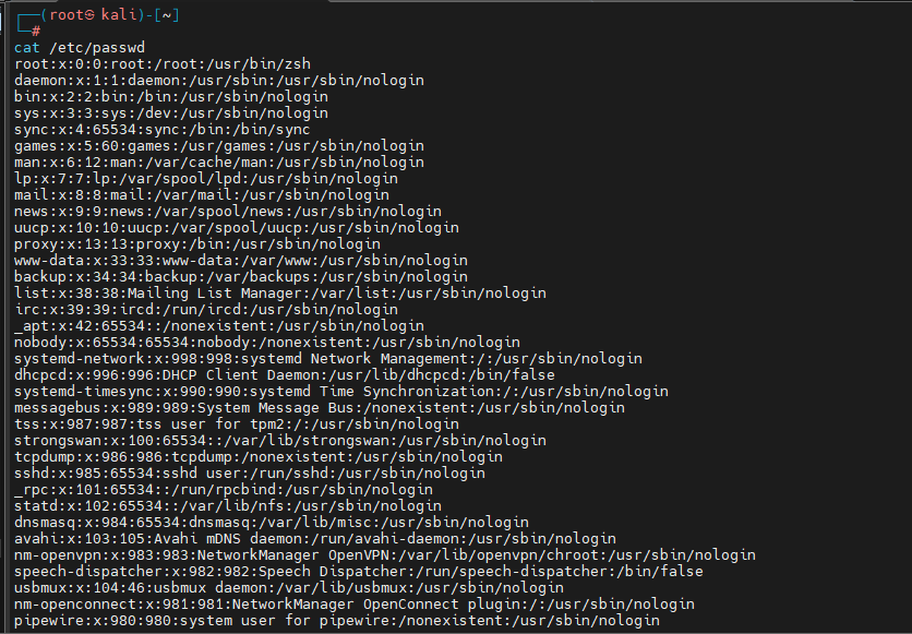 Kali Linux Commands Howsnip