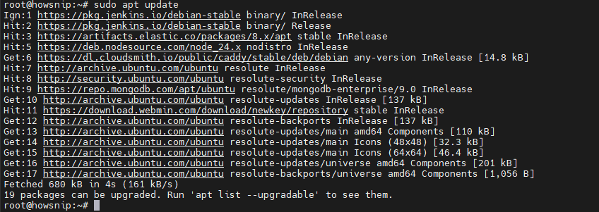 LEMP Install Howsnip
