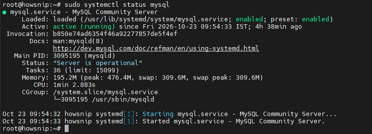 LEMP Install Howsnip
