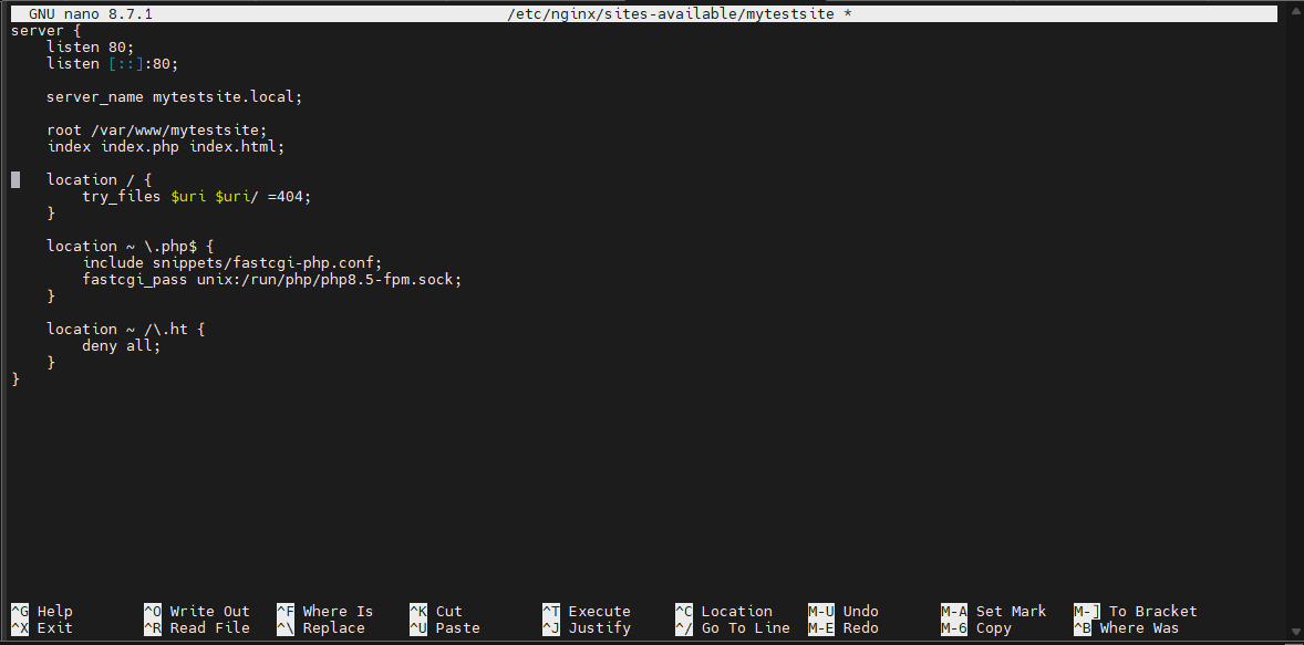 LEMP Install Howsnip