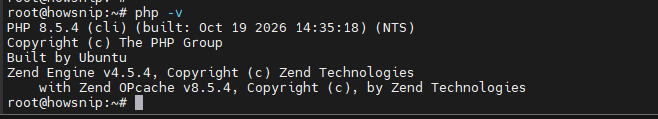 LEMP Install Howsnip