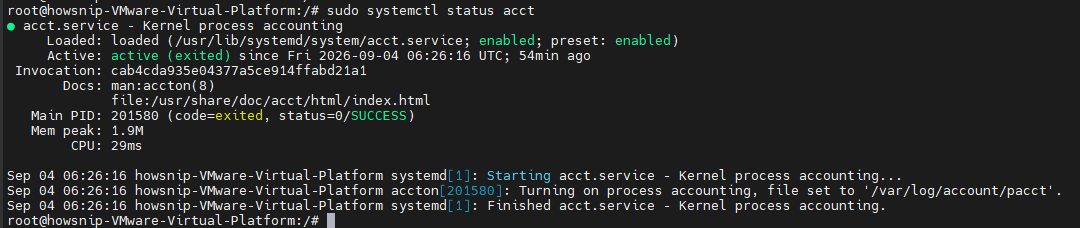 Linux User Activity Howsnip