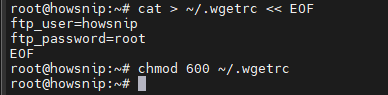 Linux wget commands howsnip