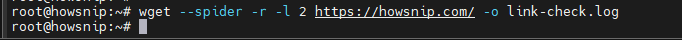 Linux wget commands howsnip