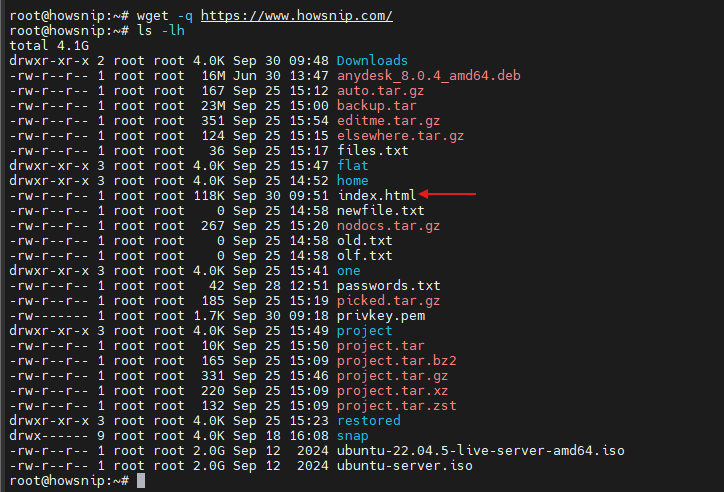 Linux wget commands howsnip