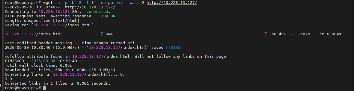 Linux wget commands howsnip