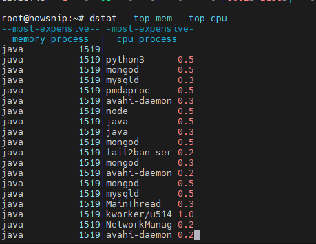 Measuring Disk Activity Howsnip