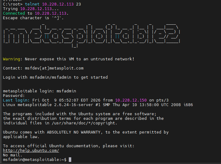 Metasploitable2 Walkthrough Howsnip