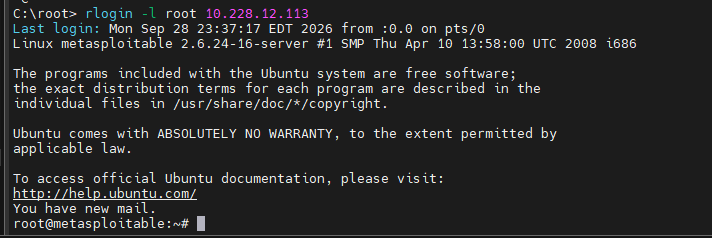 Metasploitable2 Walkthrough Howsnip