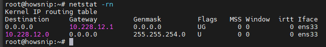 Netstat Command Howsnip